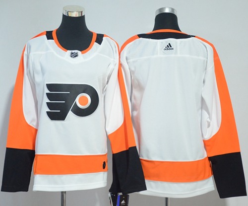 Personalized Women’s Philadelphia Flyers Blank White Road Authentic Stitched NHL Jersey