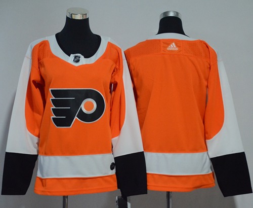 Personalized Women’s Philadelphia Flyers Blank Orange Home Authentic Stitched NHL Jersey