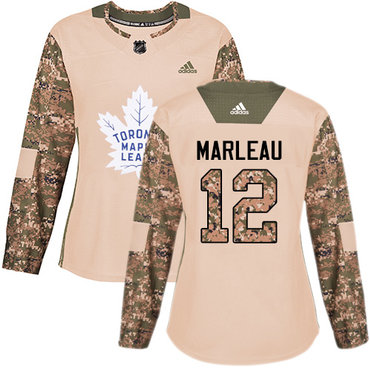Personalized Women’s Toronto Maple Leafs #12 Patrick Marleau Camo Authentic 2017 Veterans Day Stitched NHL Jersey