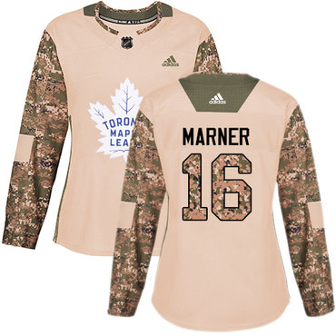 Personalized Women’s Toronto Maple Leafs #16 Mitchell Marner Camo Authentic 2017 Veterans Day Stitched NHL Jersey