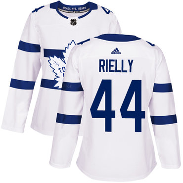 Personalized Women’s Toronto Maple Leafs #44 Morgan Rielly White Authentic 2018 Stadium Series Stitched NHL Jersey