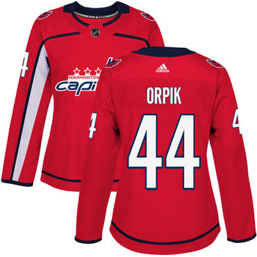 Personalized Women’s Washington Capitals #44 Brooks Orpik Red Home Authentic Stitched NHL Jersey