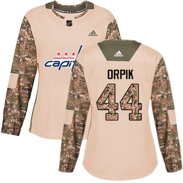 Personalized Women’s Washington Capitals #44 Brooks Orpik Camo Authentic 2017 Veterans Day Stitched NHL Jersey