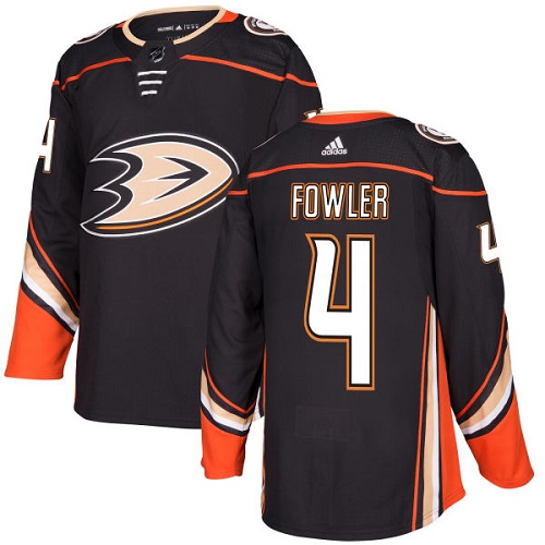 Personalized Youth Anaheim Ducks #4 Cam Fowler Black Home Authentic Stitched NHL Jersey