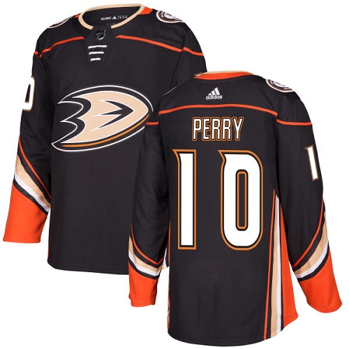 Personalized Youth Anaheim Ducks #10 Corey Perry Black Home Authentic Stitched NHL Jersey