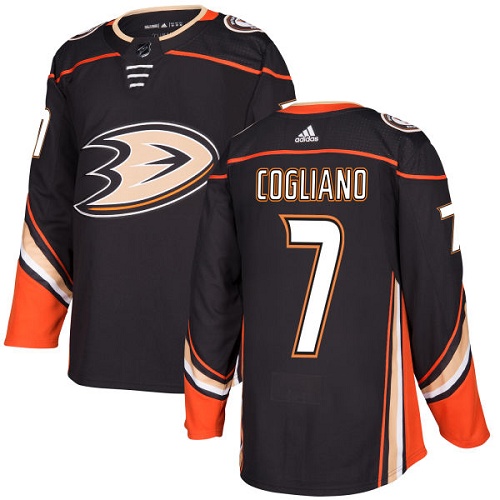 Personalized Youth Anaheim Ducks #7 Andrew Cogliano Black Home Authentic Stitched NHL Jersey