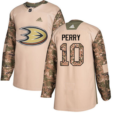 Personalized Youth Anaheim Ducks #10 Corey Perry Camo Authentic 2017 Veterans Day Stitched NHL Jersey