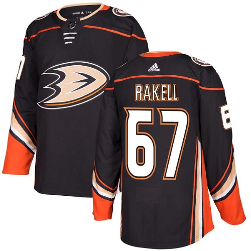 Personalized Youth Anaheim Ducks #67 Rickard Rakell Black Home Authentic Stitched NHL Jersey