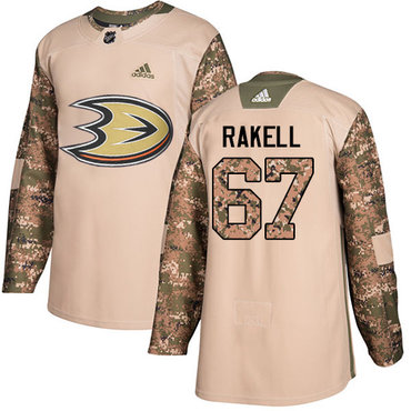 Personalized Youth Anaheim Ducks #67 Rickard Rakell Camo Authentic 2017 Veterans Day Stitched NHL Jersey