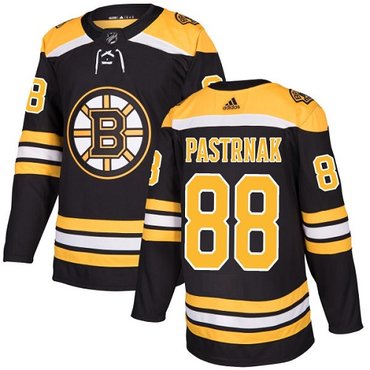 Personalized Youth Boston Bruins #88 David Pastrnak Black Home Authentic Youth Stitched NHL Jersey