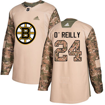 Personalized Youth Boston Bruins #24 Terry O’Reilly Camo Authentic 2017 Veterans Day Youth Stitched NHL Jersey