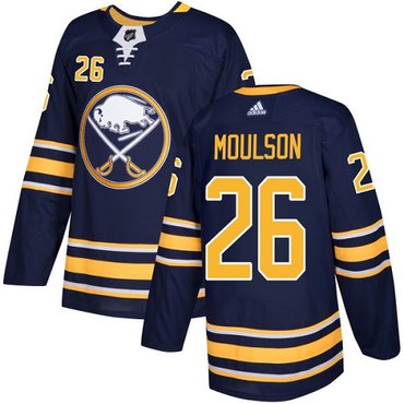 Personalized Youth Buffalo Sabres #26 Matt Moulson Navy Blue Home Authentic Stitched NHL Jersey