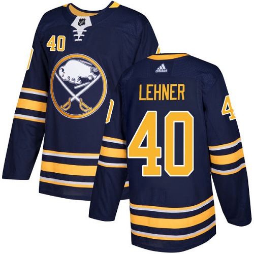 Personalized Youth Buffalo Sabres #40 Robin Lehner Navy Blue Home Authentic Stitched NHL Jersey