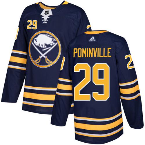 Personalized Youth Buffalo Sabres #29 Jason Pominville Navy Blue Home Authentic Stitched NHL Jersey