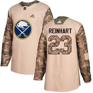 Personalized Youth Buffalo Sabres #23 Sam Reinhart Camo Authentic 2017 Veterans Day Stitched NHL Jersey
