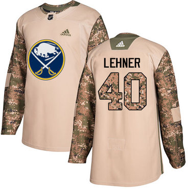 Personalized Youth Buffalo Sabres #40 Robin Lehner Camo Authentic 2017 Veterans Day Stitched NHL Jersey