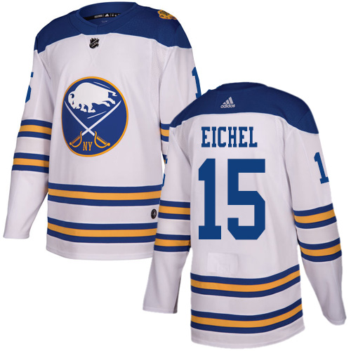 Personalized Youth Buffalo Sabres #15 Jack Eichel White Authentic 2018 Winter Classic Stitched NHL Jersey