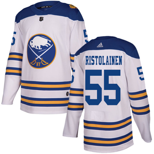 Personalized Youth Buffalo Sabres #55 Rasmus Ristolainen White Authentic 2018 Winter Classic Stitched NHL Jersey