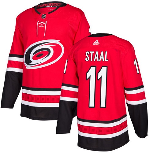 Personalized Youth Carolina Hurricanes #11 Jordan Staal Red Home Authentic Stitched NHL Jersey