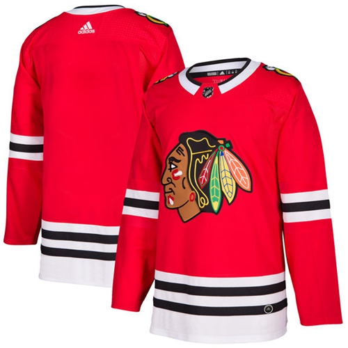 Personalized Youth Chicago Blackhawks Blank Red Home Authentic Stitched NHL Jersey