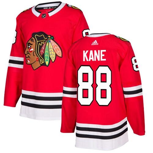 Personalized Youth Chicago Blackhawks #88 Patrick Kane Red Home Authentic Stitched NHL Jersey