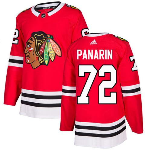 Personalized Youth Chicago Blackhawks #72 Artemi Panarin Red Home Authentic Stitched NHL Jersey