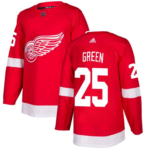 Personalized Youth Detroit Red Wings #25 Mike Green Red Home Authentic Stitched NHL Jersey