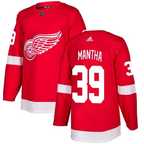 Personalized Youth Detroit Red Wings #39 Anthony Mantha Red Home Authentic Stitched NHL Jersey