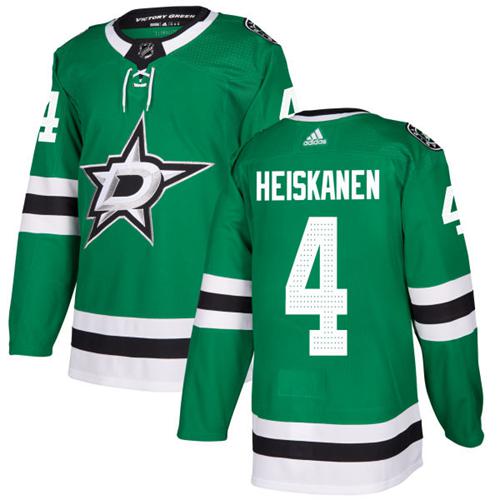 Personalized Youth Dallas Stars #4 Miro Heiskanen Green Home Authentic Stitched NHL Jersey