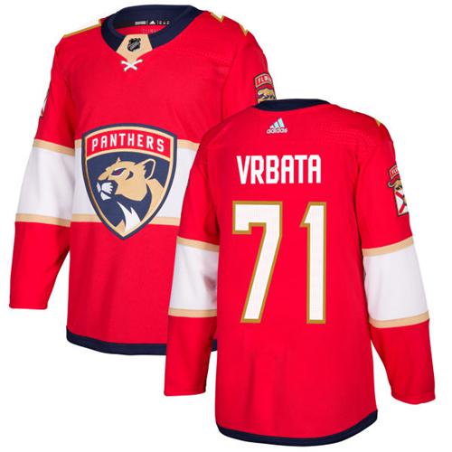 Personalized Youth Florida Panthers #71 Radim Vrbata Red Home Authentic Stitched NHL Jersey