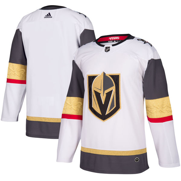 Personalized Youth Vegas Golden Knights Blank White Road Authentic Stitched NHL Jersey