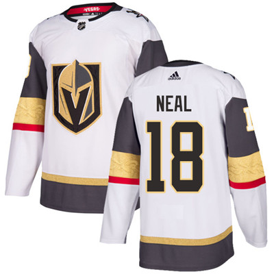 Personalized Youth Vegas Golden Knights #18 James Neal White Road Authentic Stitched NHL Jersey