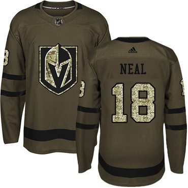 Personalized Youth Vegas Golden Knights #18 James Neal Green Salute to Service Stitched NHL Jersey