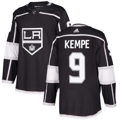 Personalized Youth Los Angeles Kings #9 Adrian Kempe Black Home Authentic Stitched NHL Jersey