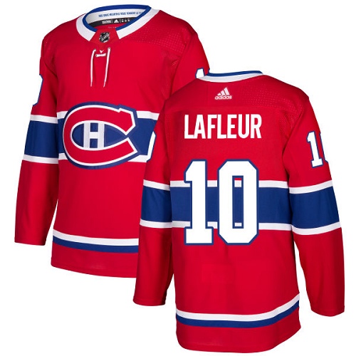 Personalized Youth Montreal Canadiens #10 Guy Lafleur Red Home Authentic Stitched NHL Jersey
