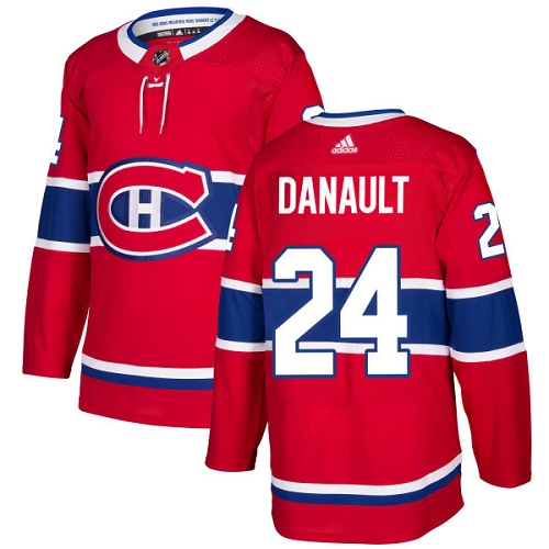 Personalized Youth Montreal Canadiens #24 Phillip Danault Red Home Authentic Stitched NHL Jersey