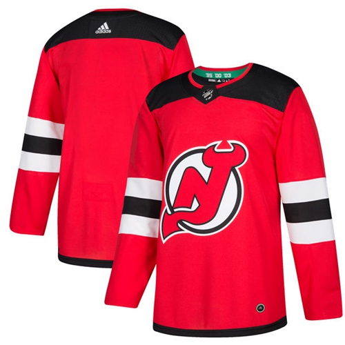 Personalized Youth New Jersey Devils Blank Red Home Authentic Stitched NHL Jersey