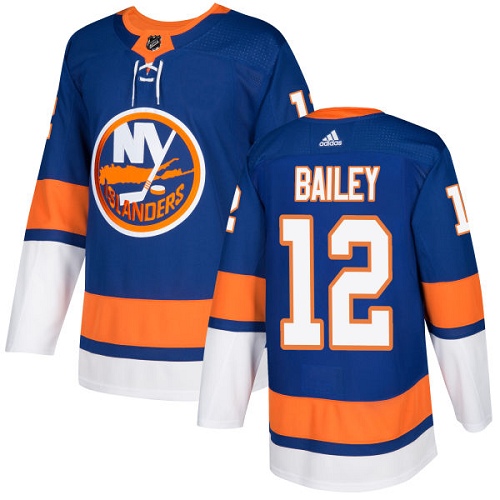 Personalized Youth New York Islanders #12 Josh Bailey Royal Blue Home Authentic Stitched NHL Jersey