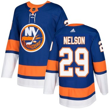 Personalized Youth New York Islanders #29 Brock Nelson Royal Blue Home Authentic Stitched NHL Jersey