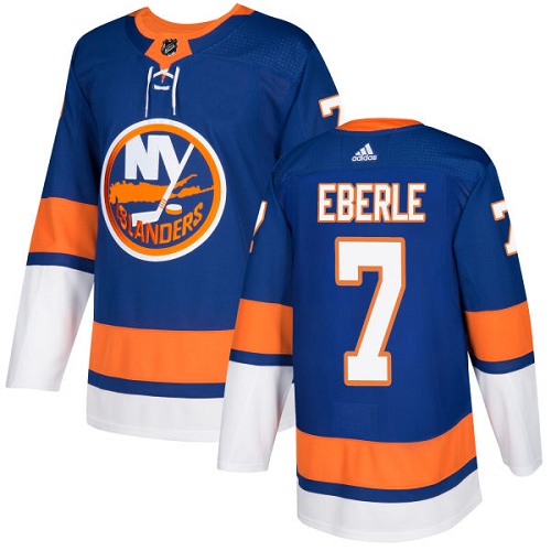 Personalized Youth New York Islanders #7 Jordan Eberle Royal Blue Home Authentic Stitched NHL Jersey