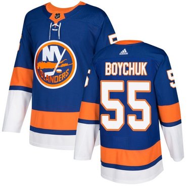 Personalized Youth New York Islanders #55 Johnny Boychuk Royal Blue Home Authentic Stitched NHL Jersey