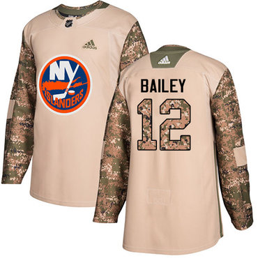 Personalized Youth New York Islanders #12 Josh Bailey Camo Authentic 2017 Veterans Day Stitched NHL Jersey