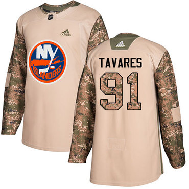 Personalized Youth New York Islanders #91 John Tavares Camo Authentic 2017 Veterans Day Stitched NHL Jersey