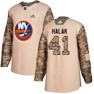 Personalized Youth New York Islanders #41 Jaroslav Halak Camo Authentic 2017 Veterans Day Stitched NHL Jersey