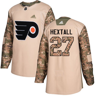Personalized Youth Philadelphia Flyers #27 Ron Hextall Camo Authentic 2017 Veterans Day Stitched NHL Jersey