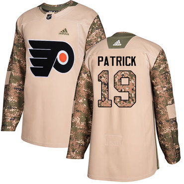 Personalized Youth Philadelphia Flyers #19 Nolan Patrick Camo Authentic 2017 Veterans Day Stitched NHL Jersey