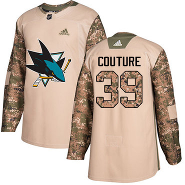 Personalized Youth San Jose Sharks #39 Logan Couture Camo Authentic 2017 Veterans Day Stitched NHL Jersey