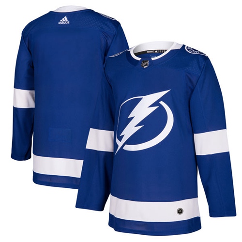 Personalized Youth Tampa Bay Lightning Blank Blue Home Authentic Stitched NHL Jersey