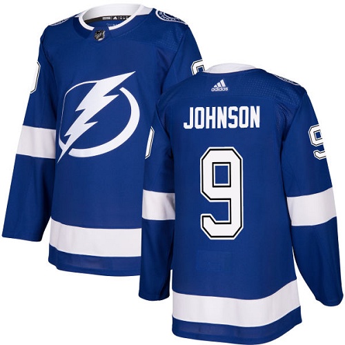 Personalized Youth Tampa Bay Lightning #9 Tyler Johnson Blue Home Authentic Stitched NHL Jersey