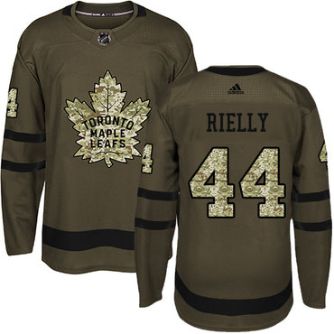 Personalized Youth Toronto Maple Leafs #44 Morgan Rielly Green Salute to Service Stitched NHL Jersey